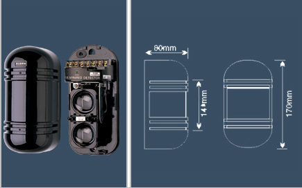 防盗报警产品艾礼富室外主动红外对射