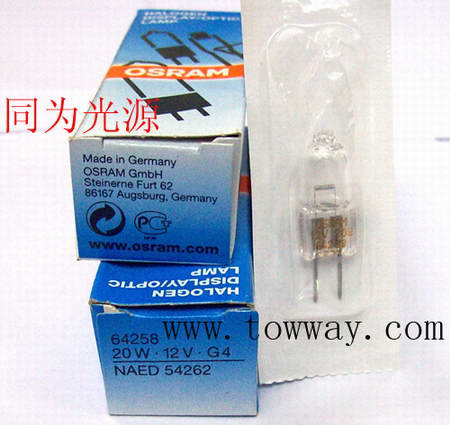 12V20WOSRAM生化仪灯
