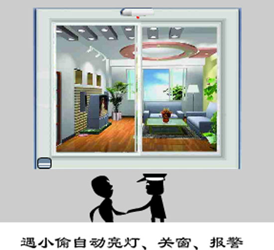 家有宏一佳智能门窗，安全时尚又健康
