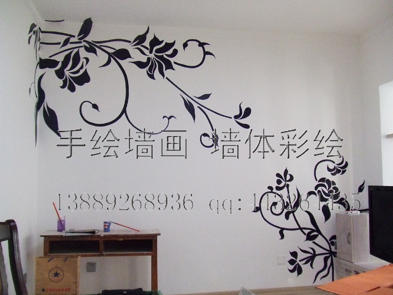 沈阳婚纱影楼墙画-059