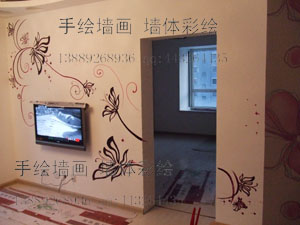辽宁婚纱影楼墙画-060
