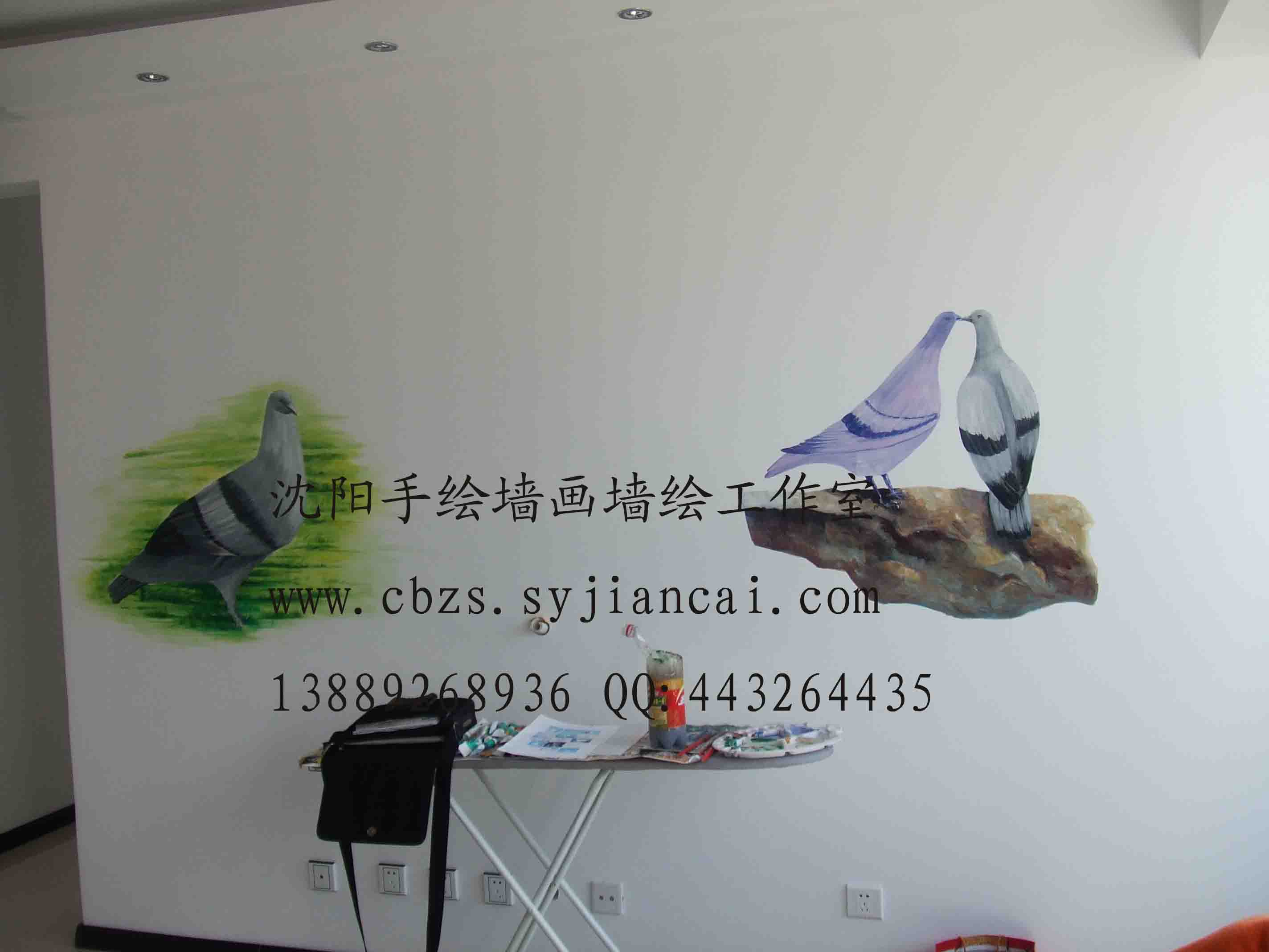 沈阳新婚房墙画-061