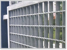 钢格板围栏