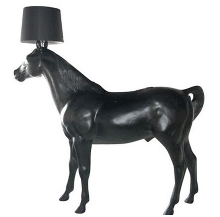 供应米兰梦Moooi- Horse Lamp 黑馬