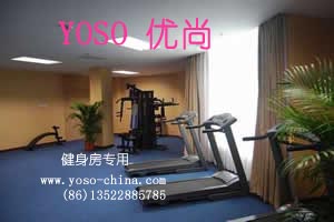 键身房专用地板键身房有氧区力量区地板