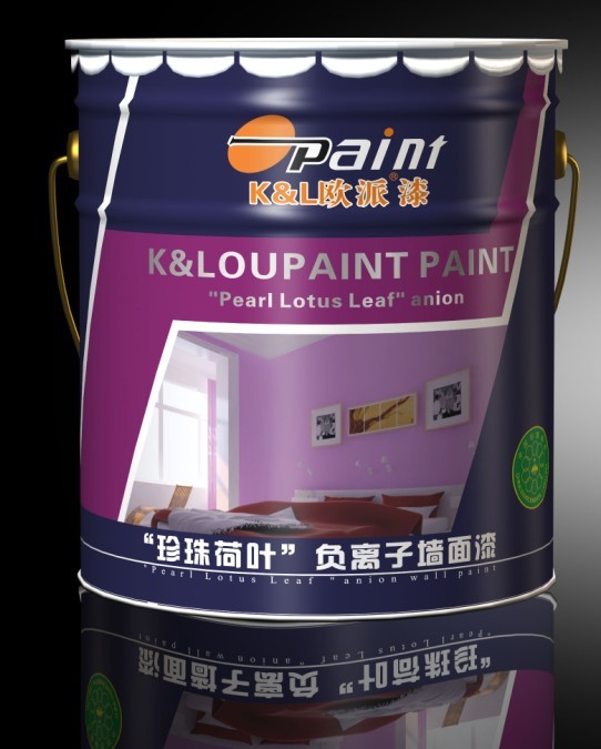 中国品牌油漆涂料 欧派珍珠荷叶负离子墙面漆