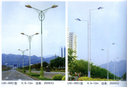 又鸭山路灯,鹤岗路灯