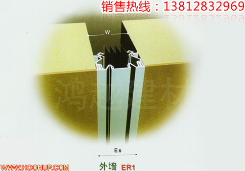供应外墙变形缝(伸缩缝)—橡胶嵌平型 ER1