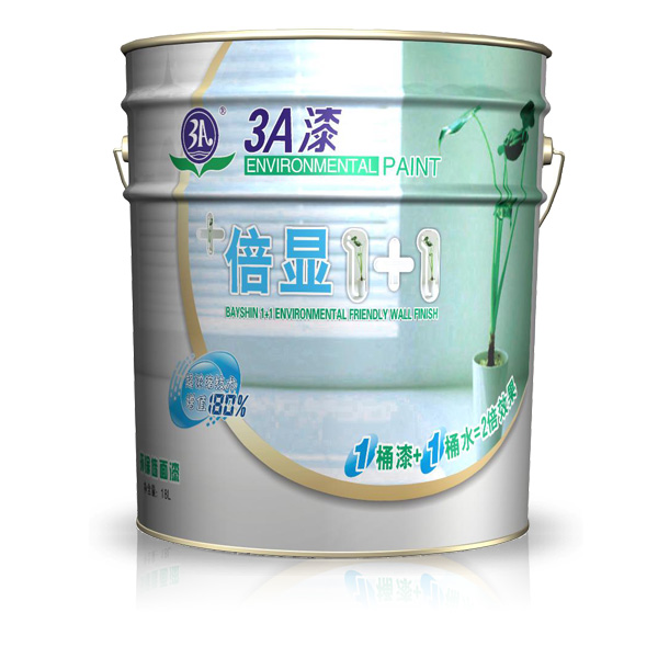 供应3A倍显1+1环保墙面漆