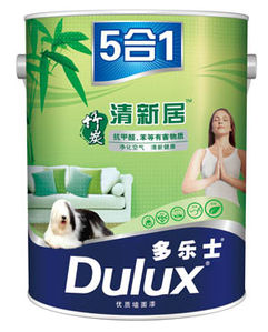 多乐士竹炭清新居五合一墙面漆5L