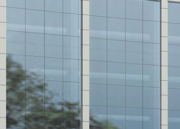 构件式隐框玻璃幕墙