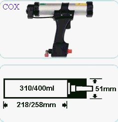 COX气动补漏胶枪COX气动密封胶枪COX堵缝胶枪