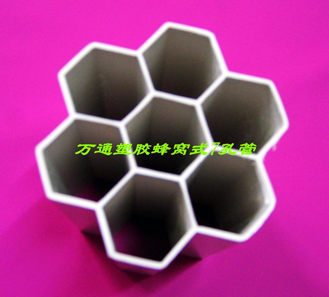 蜂窝式7孔塑料管，PVC蜂窝管