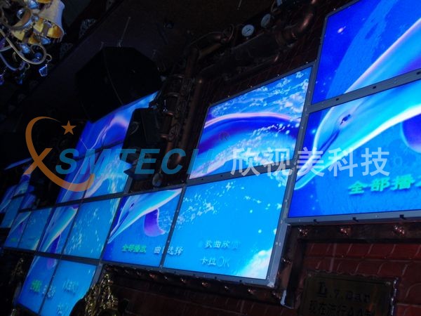 深圳欣视美科技专业承接酒吧液晶拼接墙