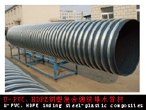 U-PVC、HDPE钢塑复合缠绕排水管材