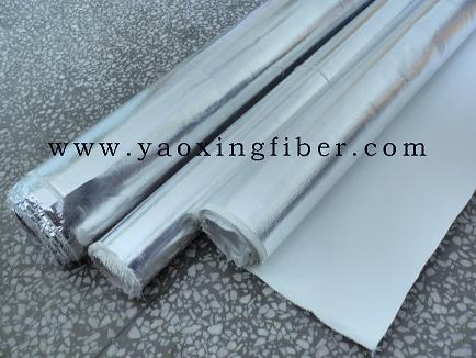 铝箔复合陶瓷纤维布 覆铝箔布 铝箔复合布