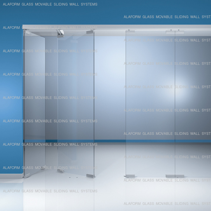 ALAFORM（爱乐福）多角度转向玻璃移动隔断系统