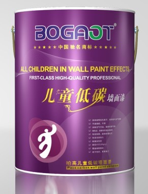 中国品牌油漆涂料 柏高儿童低碳墙面漆