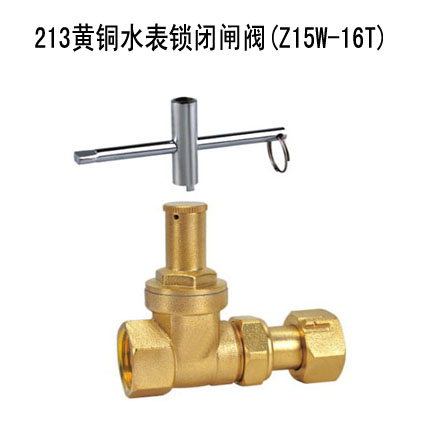 213黄铜水表锁闭闸阀(Z15W-16T)