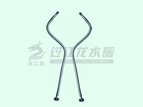 白城洁具，过江龙豪华不锈钢单头管