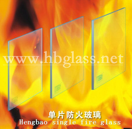 单片铯钾防火玻璃