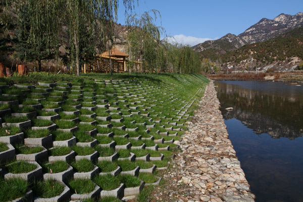 坡改砌块，水工砌块，河道砌块，北京砌块