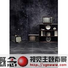 墙壁舞台婚纱影楼背景手绘544