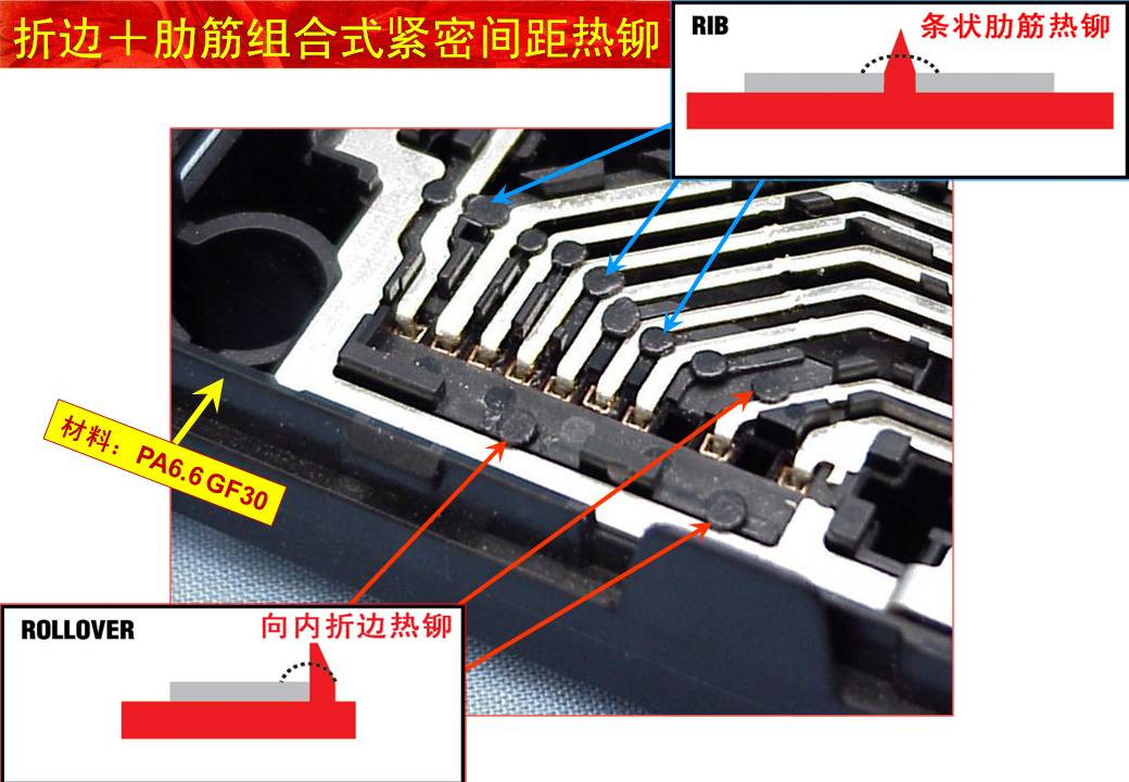 PHASA玻纤增强尼龙PA-30%GF塑料热铆焊接