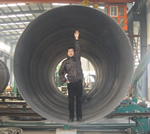 威海桥梁用螺旋钢管生产厂家，沧州打桩螺旋钢管集团