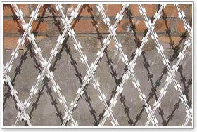 安荣丝网制品供应刀片刺网、刀片刺丝、蛇腹网，金属网