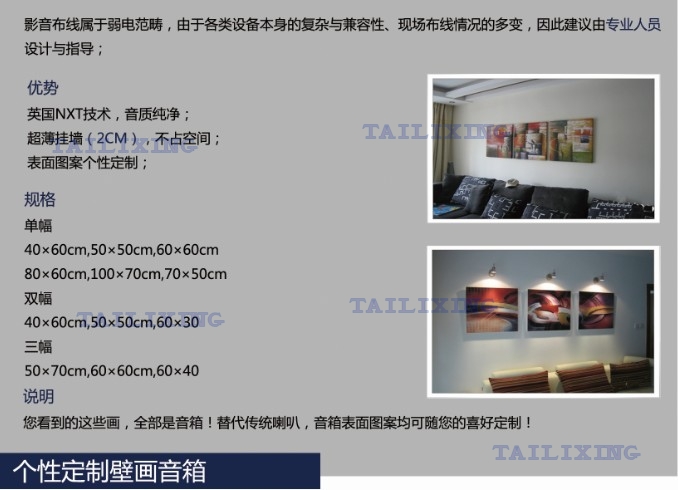 个性定制壁画音箱