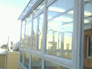阳光房..铝和木铝天窗