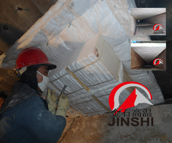 平顶隧道窑吊顶用耐火棉陶瓷纤维棉块