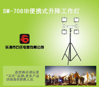 便携式4*500w抢修灯,防汛应急工作灯，多功能强