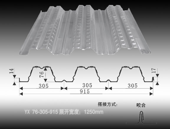 热销压型钢板楼承板，安徽楼承板钢承板公司