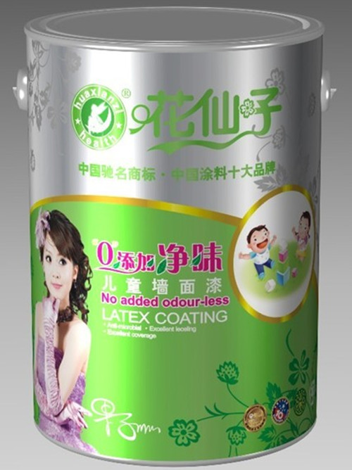 精品儿童健康漆品牌，花仙子净味儿童漆代理
