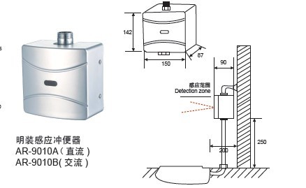 全自动感应冲便器