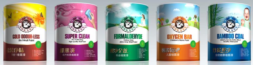 中国品牌乳胶漆，竹炭抗甲醛儿童内墙乳胶漆