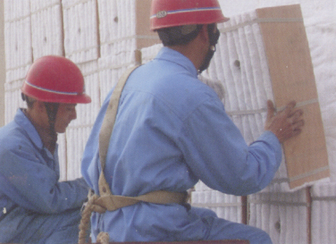 新建隧道窑吊顶用耐火棉
