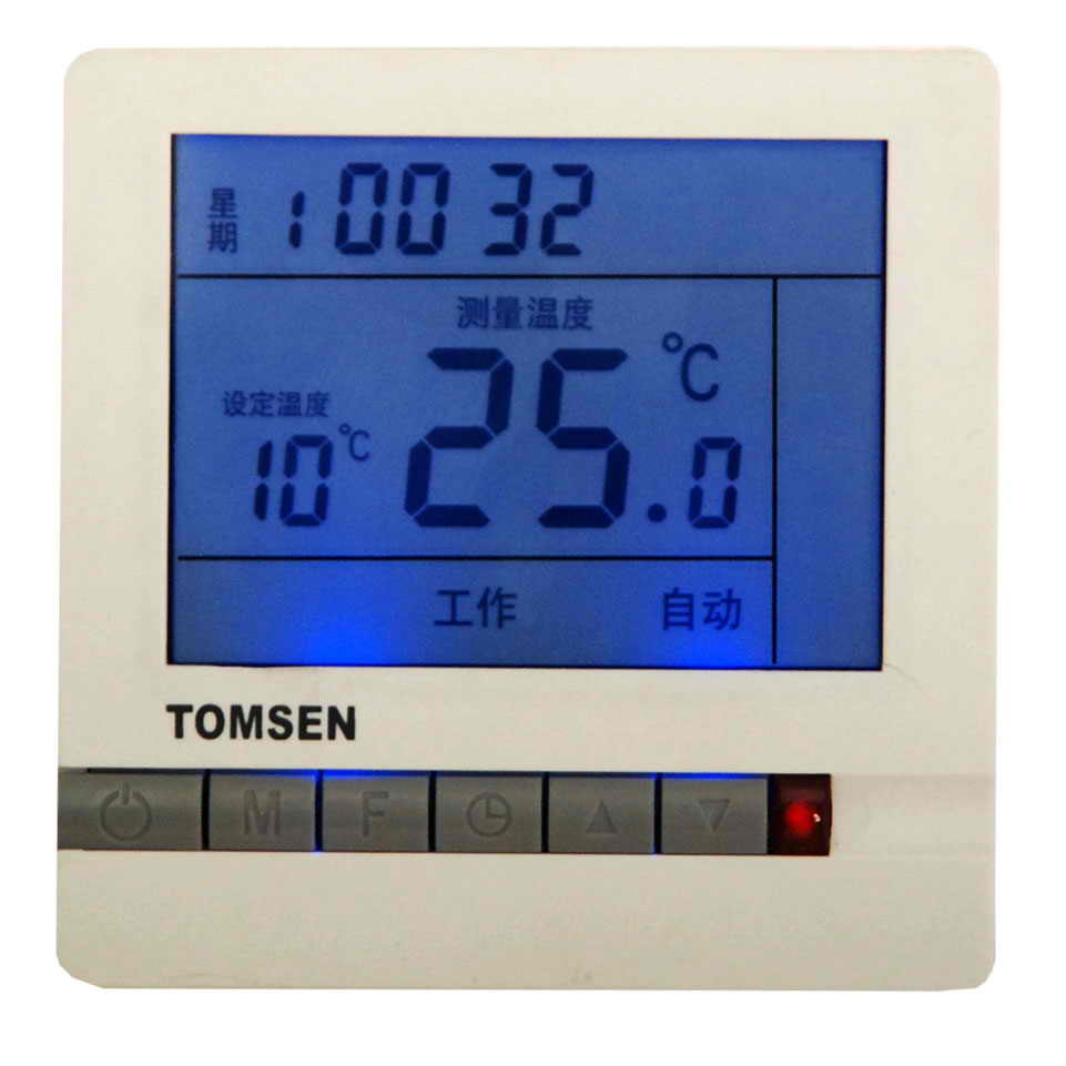TM802系列大屏幕液晶显示可编程型温控器