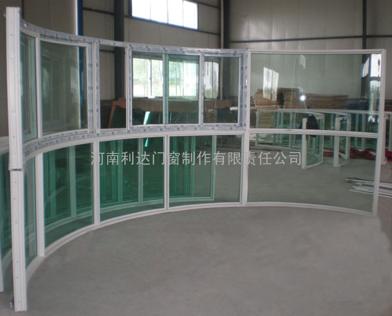 塑钢圆弧推拉窗-PVC Cured Sliding Window