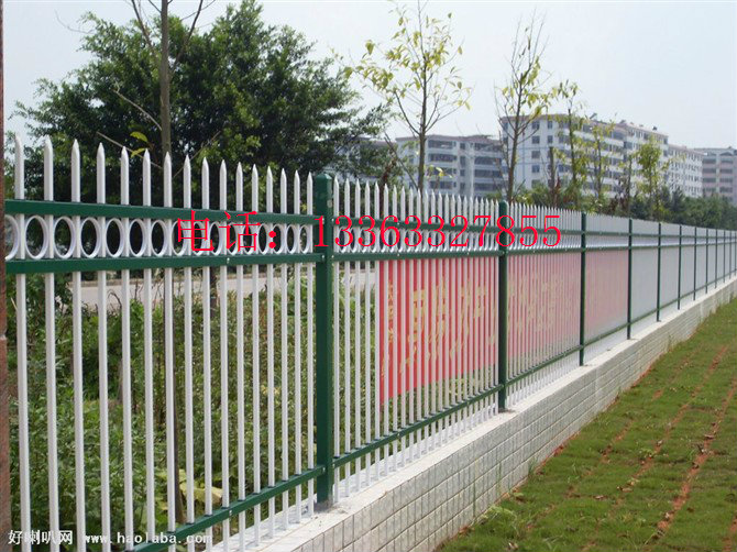 厂家供应铁艺护栏|锌钢栅栏|小区围栏