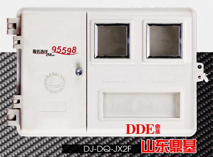 左右双开门两表位玻璃钢电表箱（DJ-DQ-JX2F
