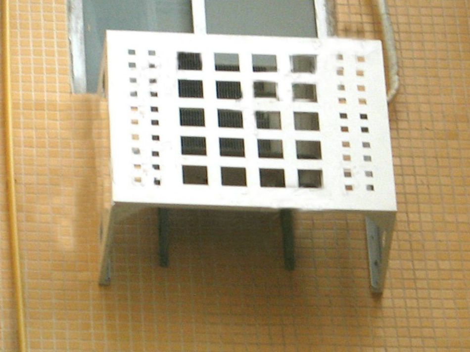 铝合金空调罩,冲孔铝合金空调罩