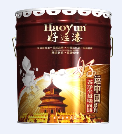 z环保品牌墙面漆，好运中国茶净全效墙面漆