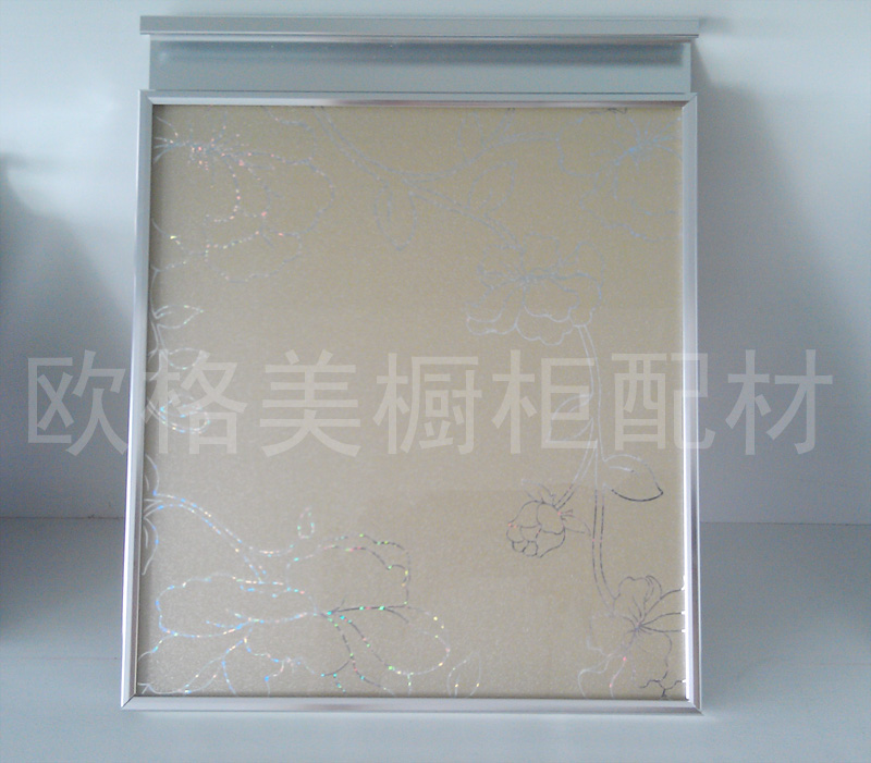 晶钢门铝材A款-G型拉手