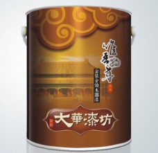 中国民族油漆品牌 大华漆坊 金装全效木器