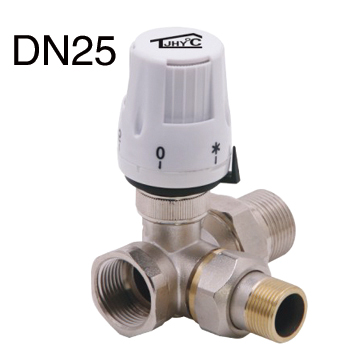 菁华昱创牌DN25三通恒温阀