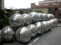 直径1米不锈钢装饰球、直径1米不锈钢钛金球、大量现货