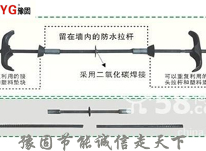 供应新型分体式止水螺杆 郑州豫固 价格优惠